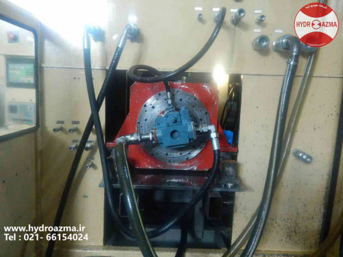 Hydraulic pump test, hydraulic motor and hydraulic solenoid valve